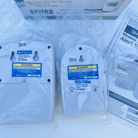 Bunker Hill Security Wireless Alert System #93068 Up to 400 FT. Range - Picture 2 of 3